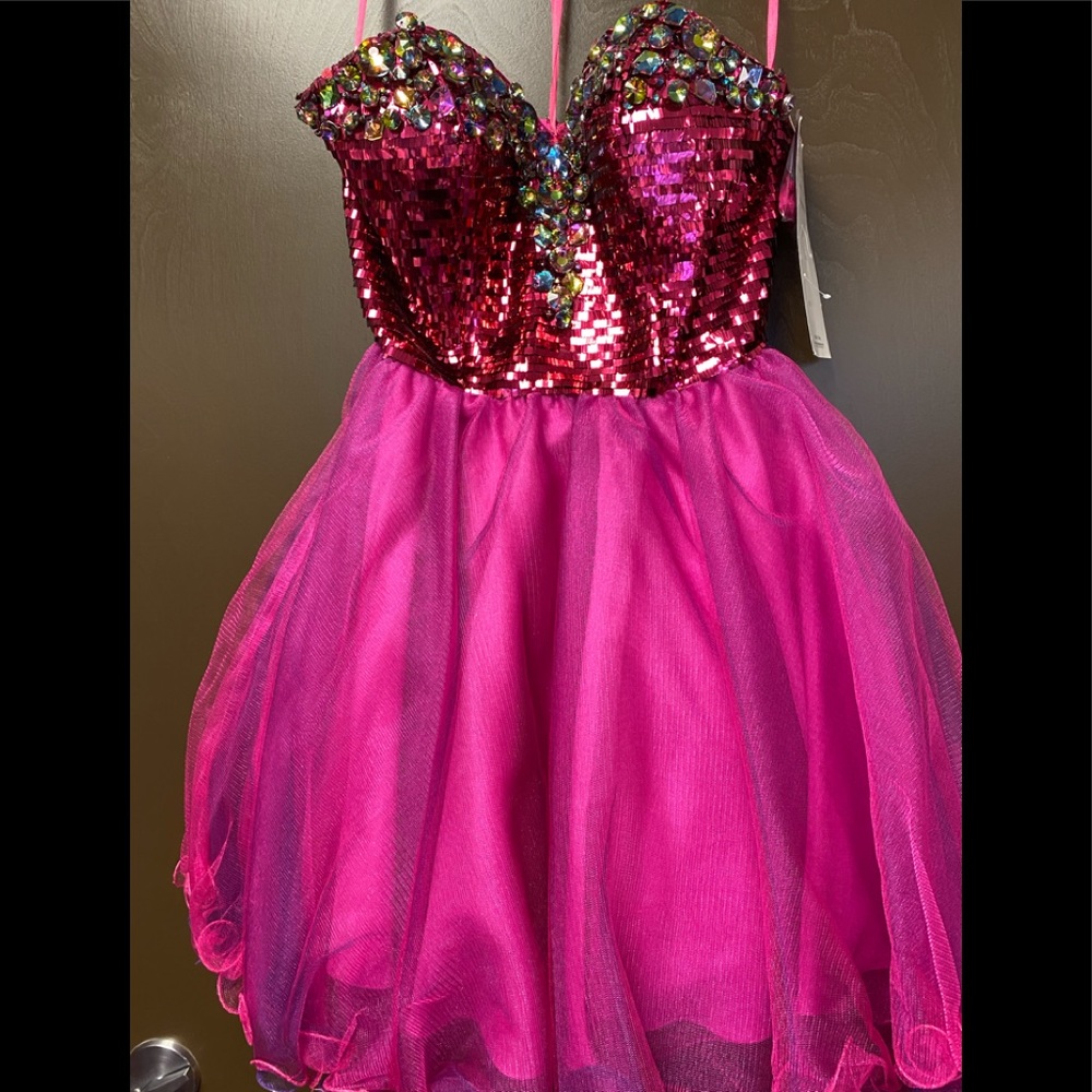 NWT SPLASH BY LANDA  JA170 / Size 10 /  Fuchsia - Picture 5 of 6